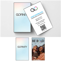 GOFINITY Photo Business Card - Vertical 03