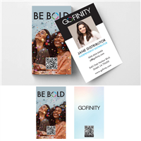GOFINITY Photo Business Card - Vertical 01